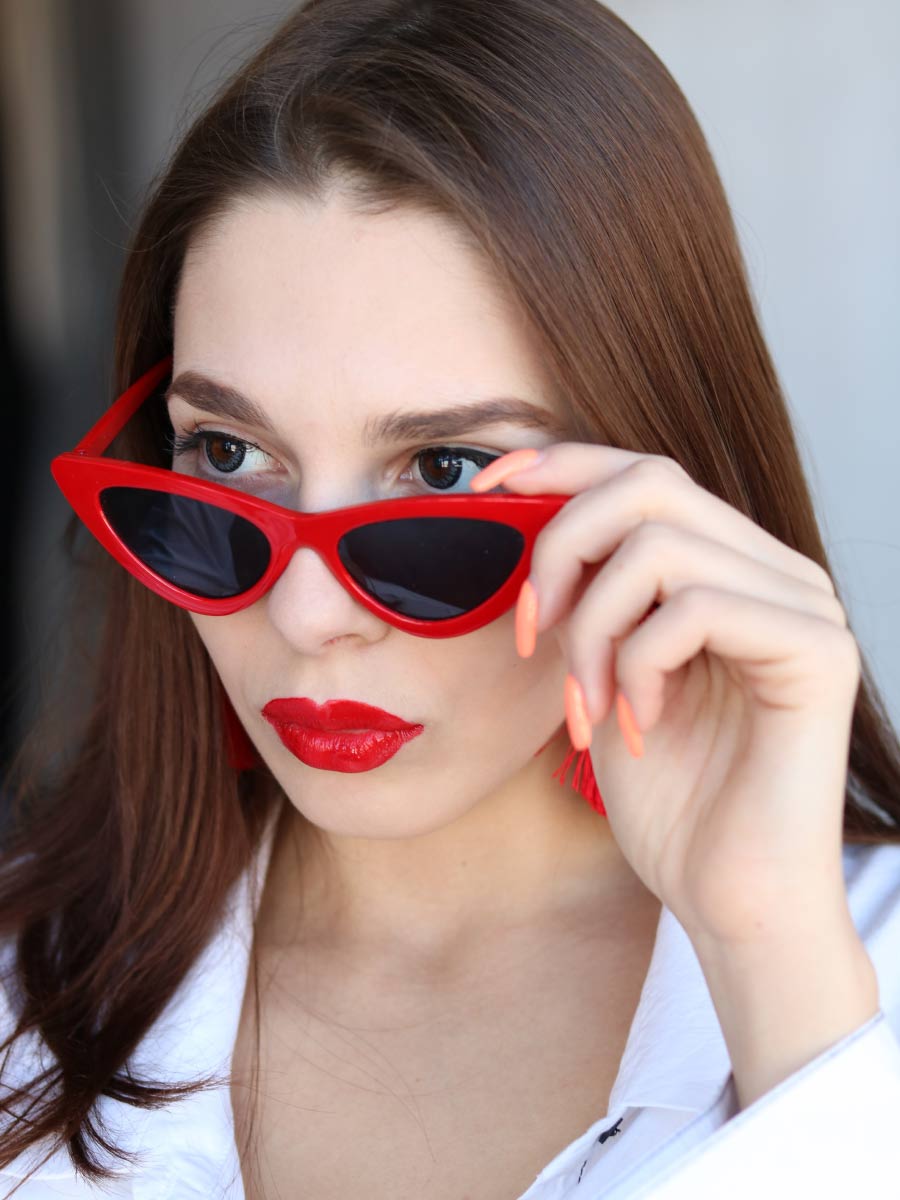 Red sunglasses