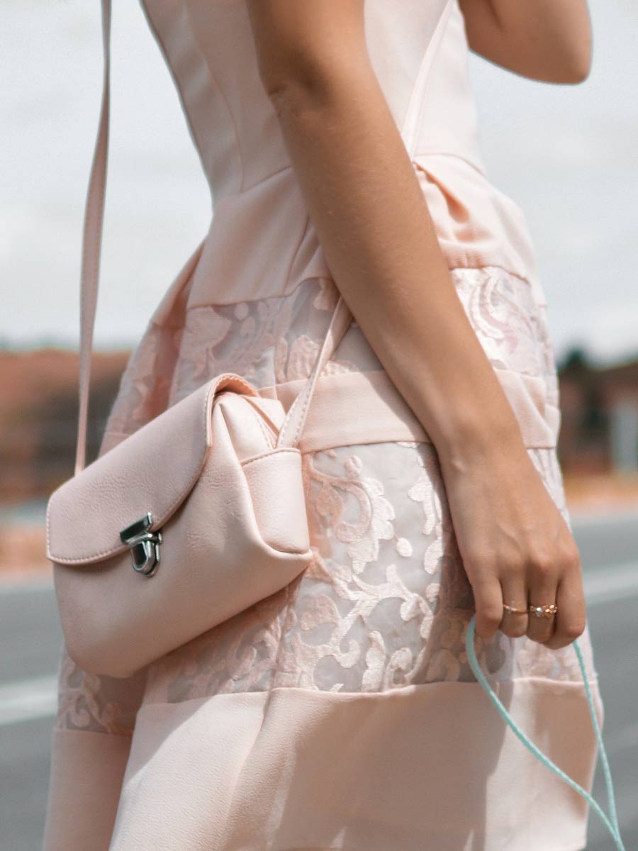 Leather cross body bag